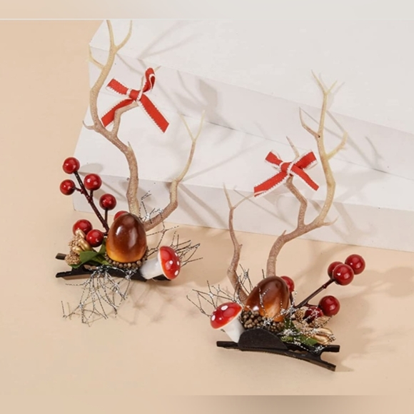 Woodland Fairy Antlers-2 sets (4 pieces) - Picture 7 of 9